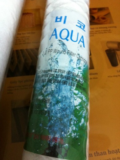 Lõi lọc nén BDM Aqua lọc thô chất lỏng nhiều cặn sử dụng được bao nhiêu lâu ?
